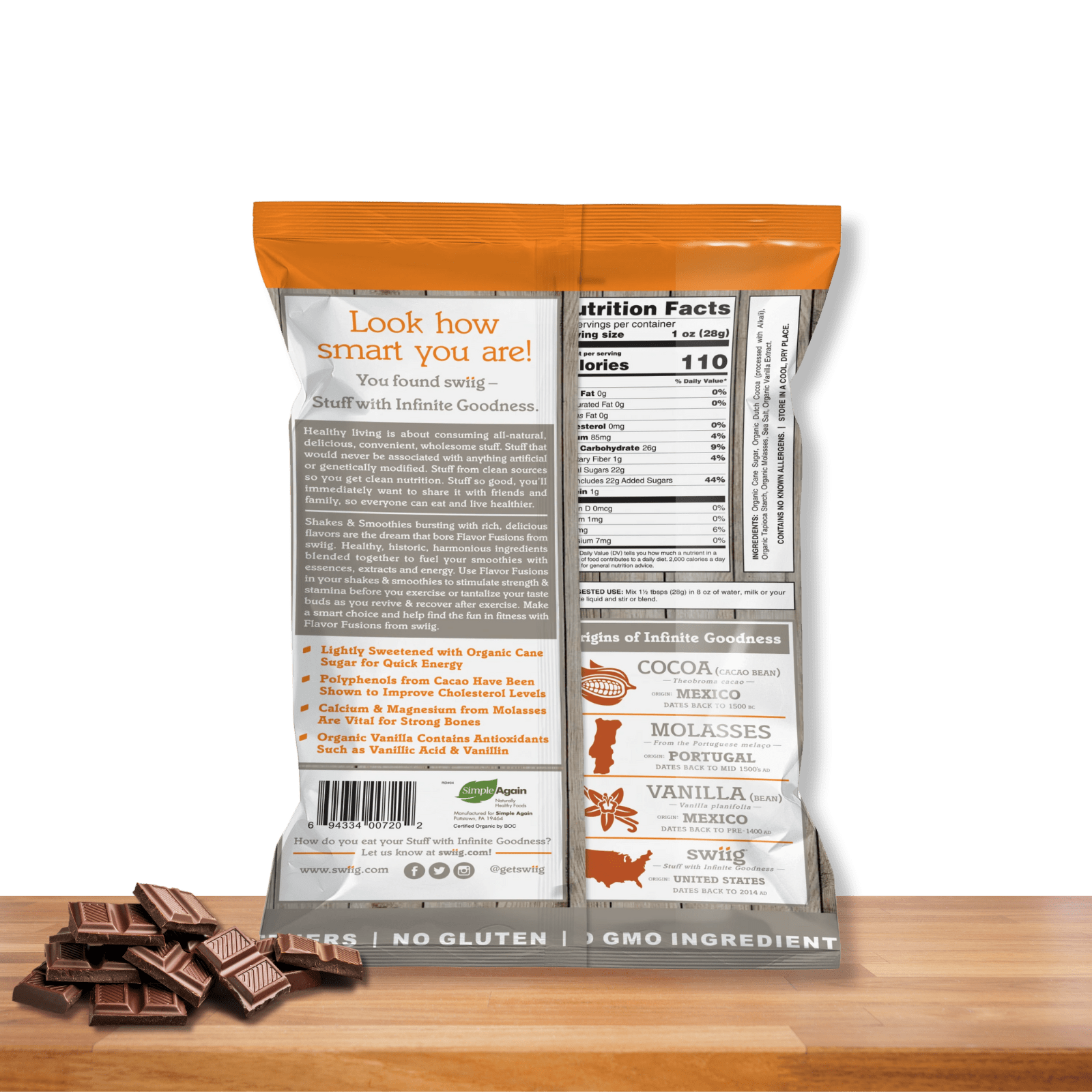 Flavor Fusions Powder - Organic Chocolate Truffle - Image 2