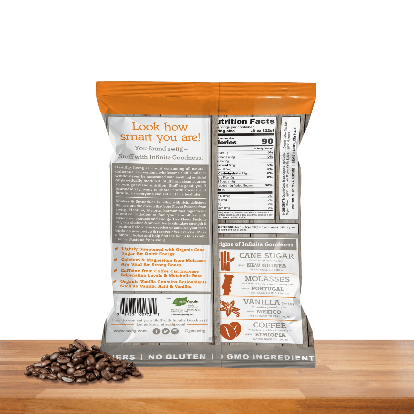 Flavor Fusions Powder - Organic Classic Coffee - Image 2