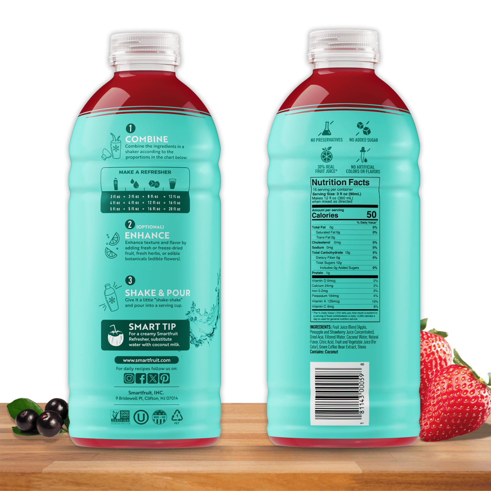 Smartfruit Refresher - Strawberry Acai - Image 2