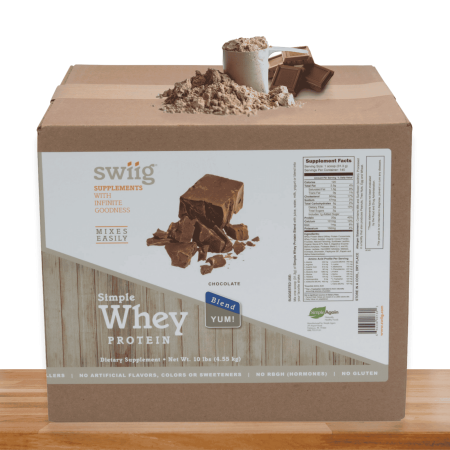 10 lb. SWIIG Chocolate Simple Whey - No Added Sugars