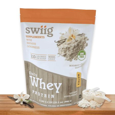 2lb. SWIIG Daily Whey Matrix Vanilla