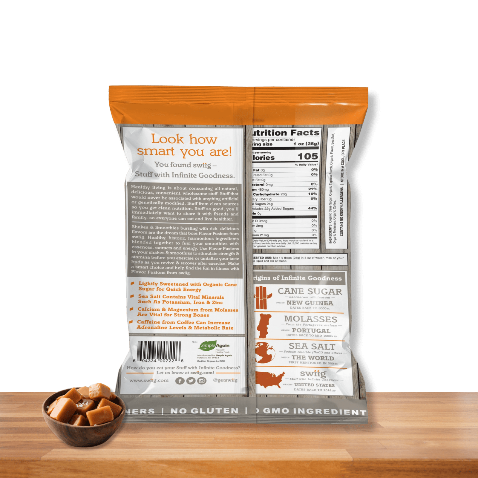 Flavor Fusions Powder - Organic Sea Salted Caramel - Image 2